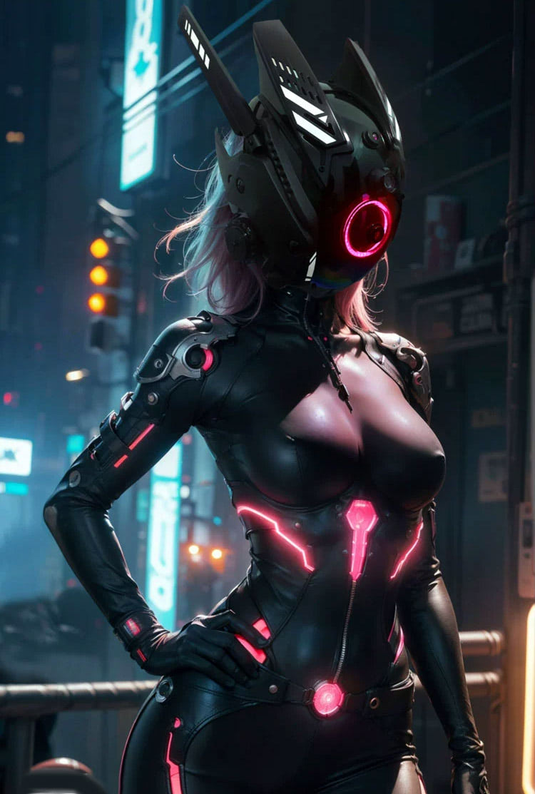Cyberpunk Helmet 01