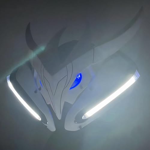 Armor Style Cyberpunk LED Mask - Techwear Cosplay - View 1