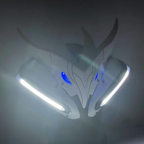 Sci-Fi Cyberpunk LED Mask - Armor Cosplay Helmet - View 2