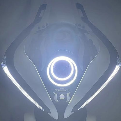 Moon Knight LED Mask - Futuristic Knight Cosplay - View 7