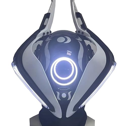Moon Knight LED Mask - Futuristic Knight Cosplay - View 8