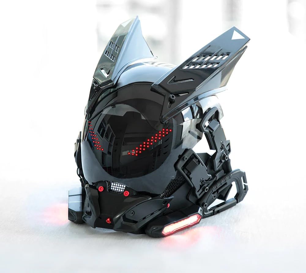 Fudaole Cyberpunk LED Mask - USB Charging Detail