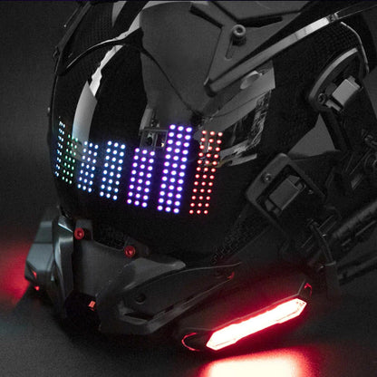 Fudaole Cyberpunk LED Mask - Neon Light Effect