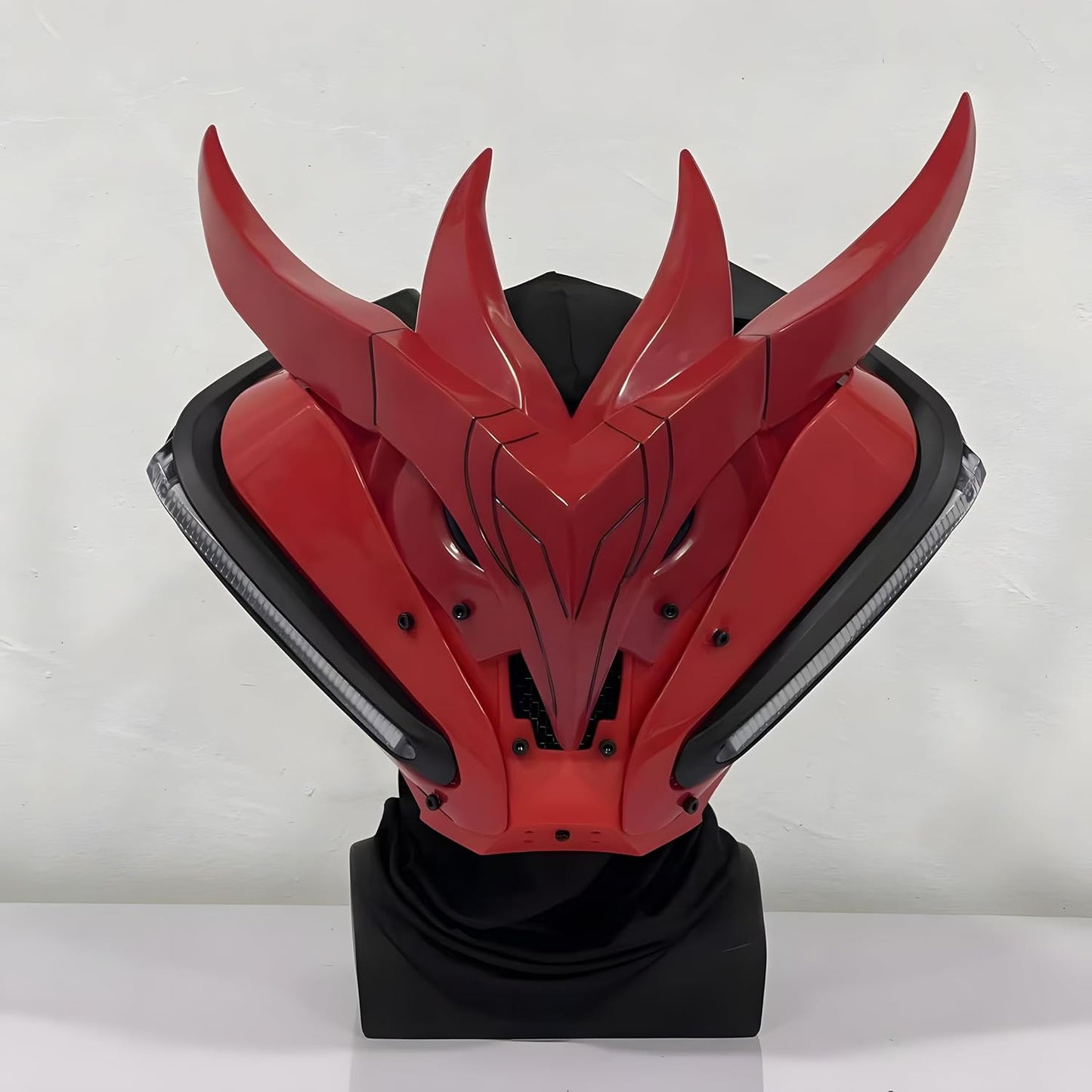 Red Cyberpunk LED Mask - Bluetooth App Control - View 12