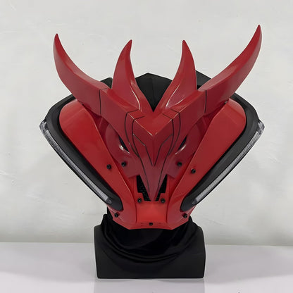 Red Cyberpunk LED Mask - Bluetooth App Control - View 12