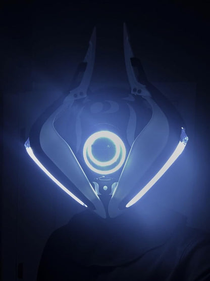Moon Knight LED Mask - Futuristic Knight Cosplay - View 12