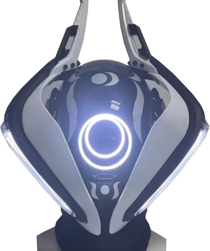 Moon Knight LED Mask - Futuristic Knight Cosplay - View 15