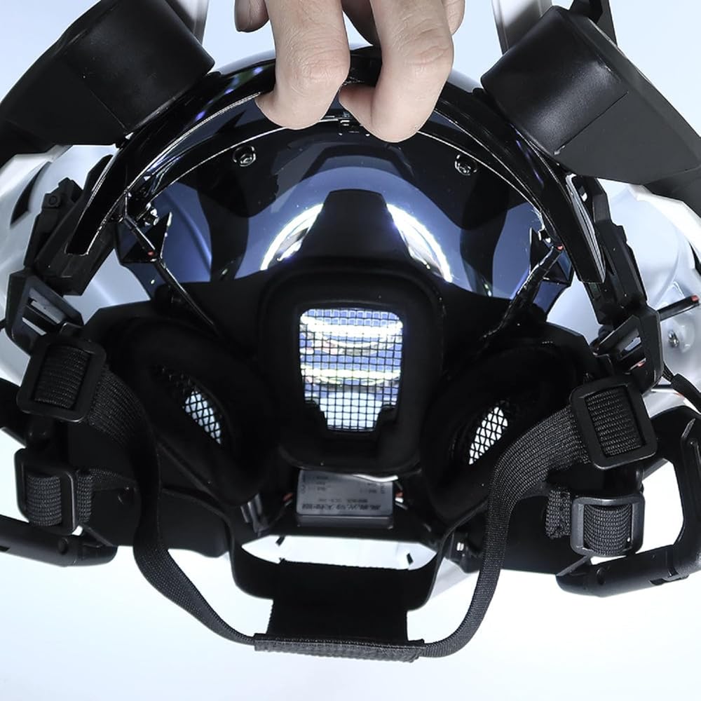 Moon Knight LED Mask - Futuristic Knight Cosplay - View 19