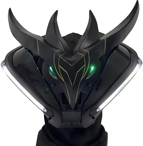 Sci-Fi Cyberpunk LED Mask - Armor Cosplay Helmet - View 9