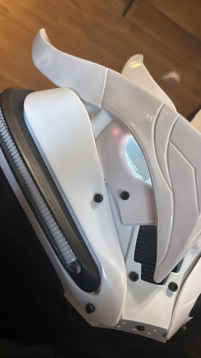 Sci-Fi Cyberpunk LED Mask - Armor Cosplay Helmet - View 12