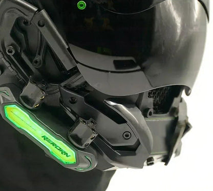 NEONX Custom LED Cyberpunk Mask - Modular Light System & Wearable Art