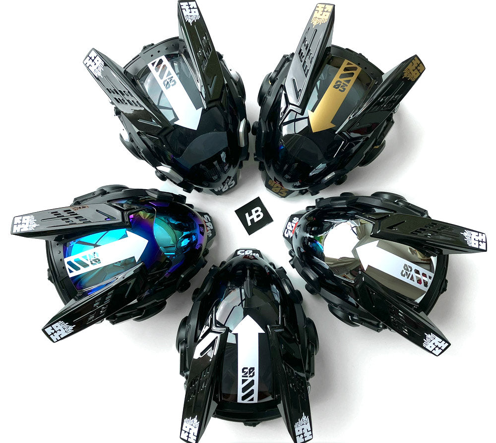 NEONX 03 Futuristic Cyberpunk Mask - Hiroto Ikeuchi Inspired Techwear Design