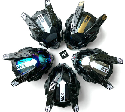 NEONX 03 Futuristic Cyberpunk Mask - Hiroto Ikeuchi Inspired Techwear Design