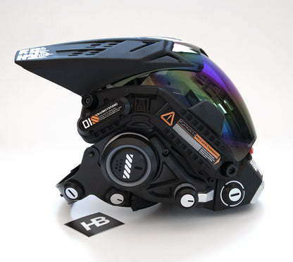 NEONX 03 Futuristic Cyberpunk Mask - Hiroto Ikeuchi Inspired Techwear Design