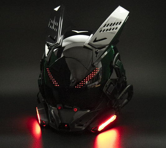 NEONX V1 Programmable Cyberpunk Mask - Color Display & LED Modules