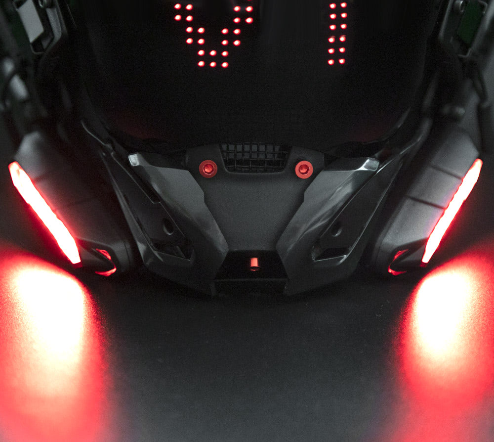 NEONX V1 Programmable Cyberpunk Mask - Color Display & LED Modules