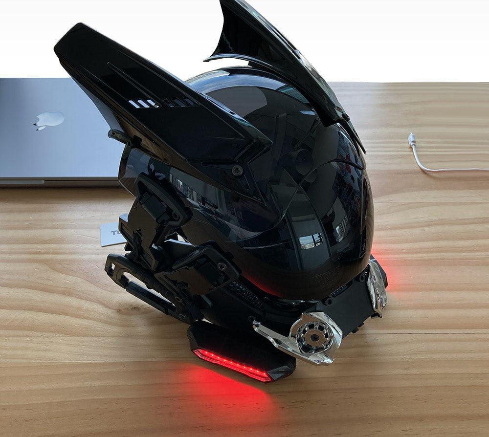 NEONX V2 Techwear Cyberpunk Mask - Programmable Pixel Display