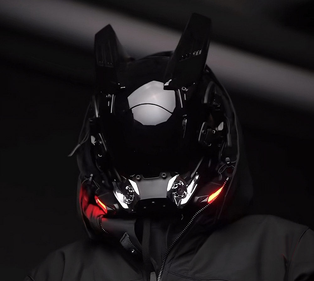 NEONX V2 Techwear Cyberpunk Mask - Programmable Pixel Display