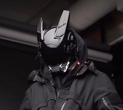 NEONX V2 Techwear Cyberpunk Mask - Programmable Pixel Display