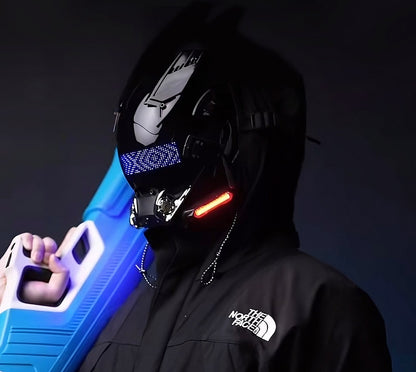 NEONX V2 Techwear Cyberpunk Mask - Programmable Pixel Display