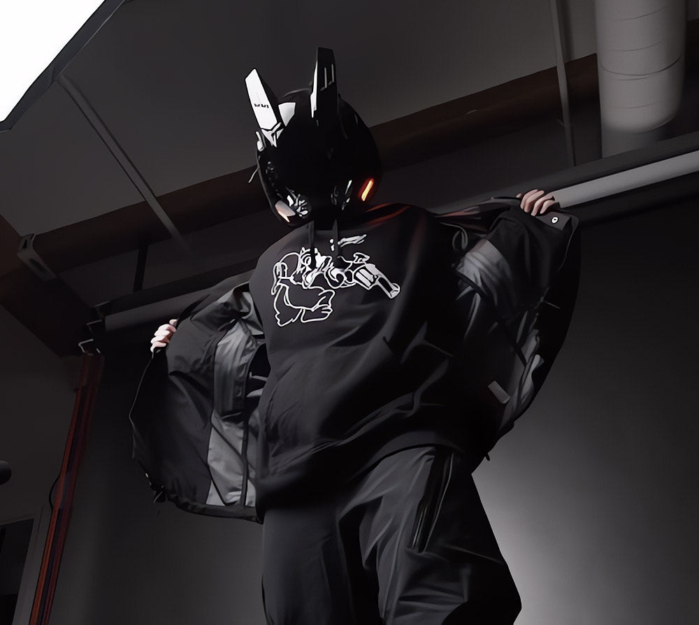 NEONX V2 Techwear Cyberpunk Mask - Programmable Pixel Display