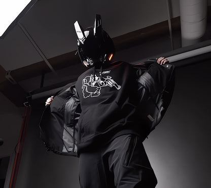 NEONX V2 Techwear Cyberpunk Mask - Programmable Pixel Display