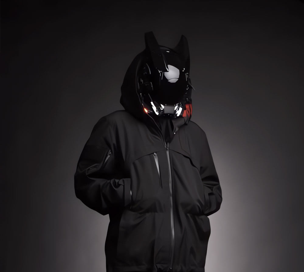 NEONX V2 Techwear Cyberpunk Mask - Programmable Pixel Display