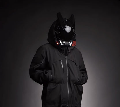 NEONX V2 Techwear Cyberpunk Mask - Programmable Pixel Display