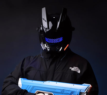 NEONX V2 Techwear Cyberpunk Mask - Programmable Pixel Display