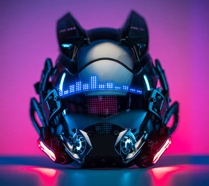 NEONX V2 Techwear Cyberpunk Mask - Programmable Pixel Display