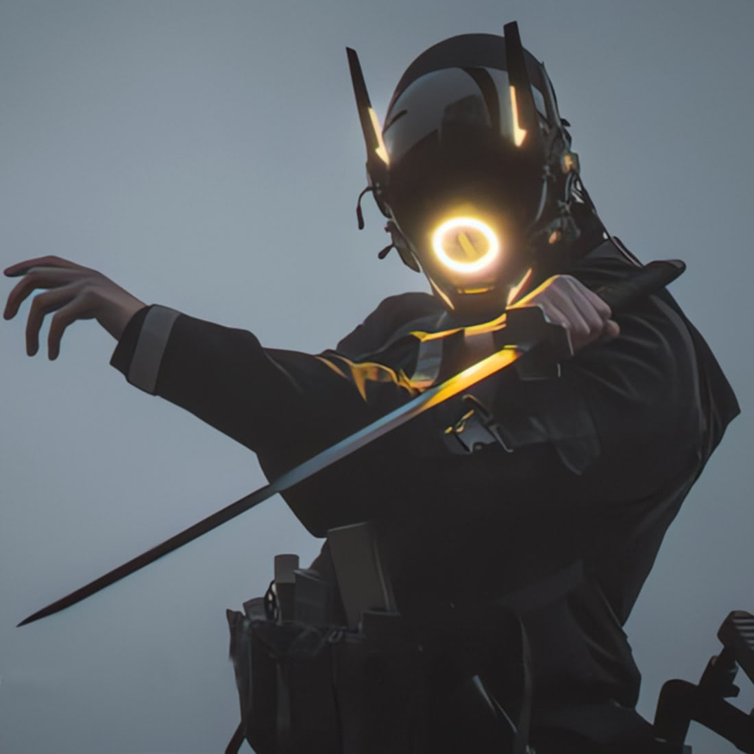 Cyberpunk Mask V7