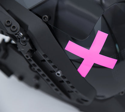 NEONX XO Bunny Cyberpunk LED Mask - Dual Adjustable Flaps & Vinyl Art Shield