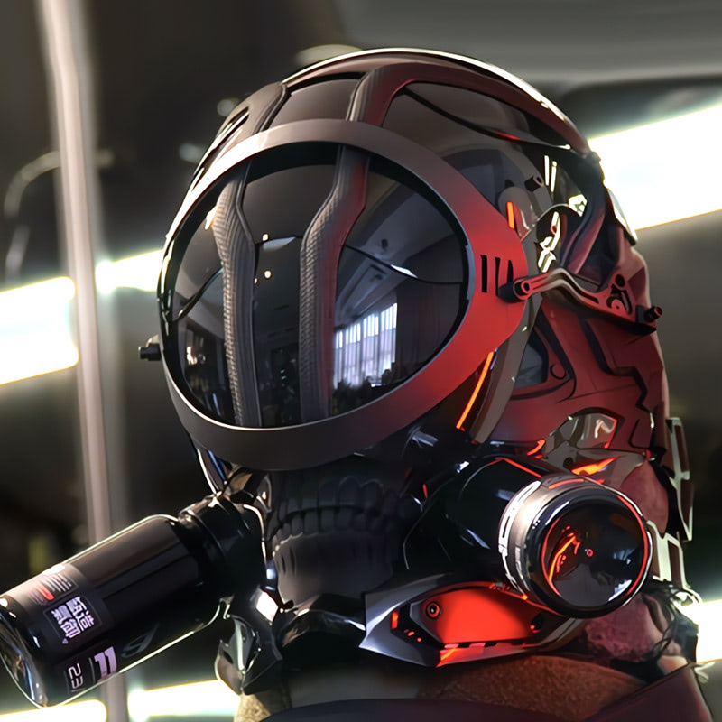 Cyberpunk Bio Mask