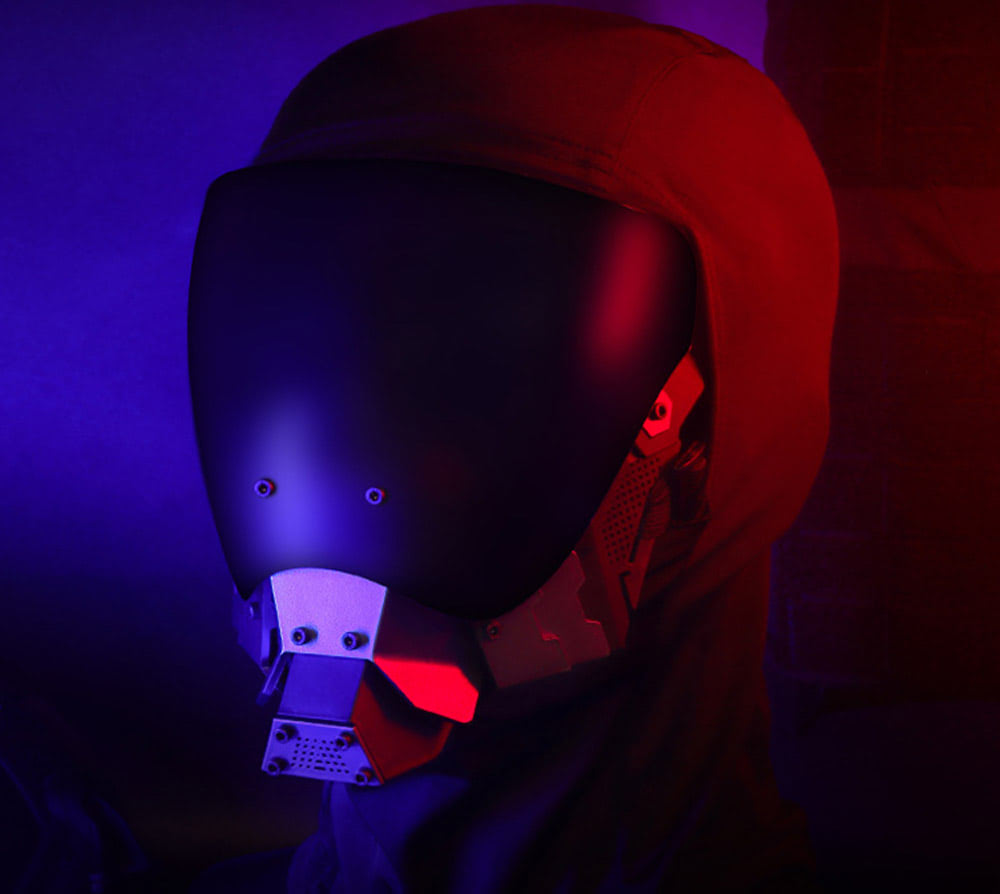 Cyberpunk Commander Mask