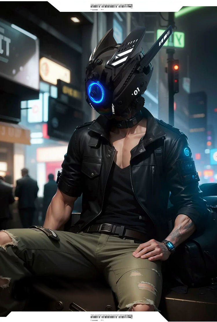 Cyberpunk Helmet 01