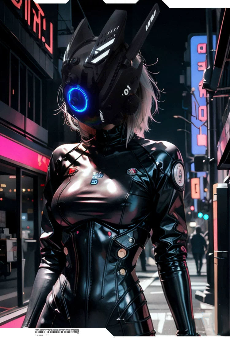 Cyberpunk Helmet 01