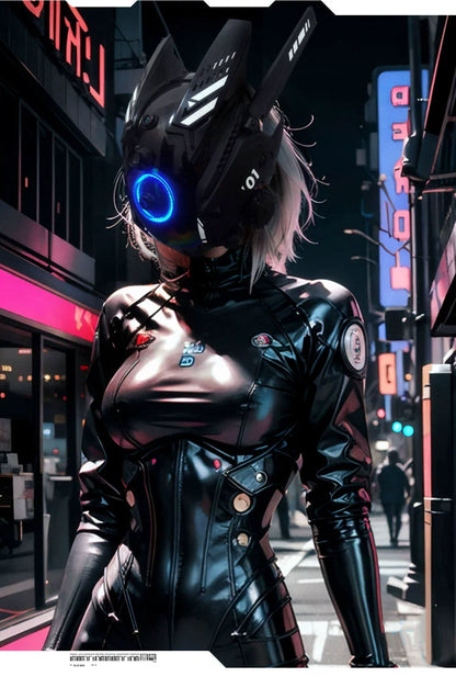 Cyberpunk Helmet 01