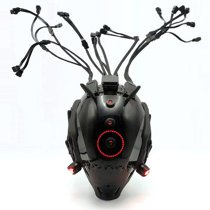 Brain-Computer Interface Cyberpunk Helmet