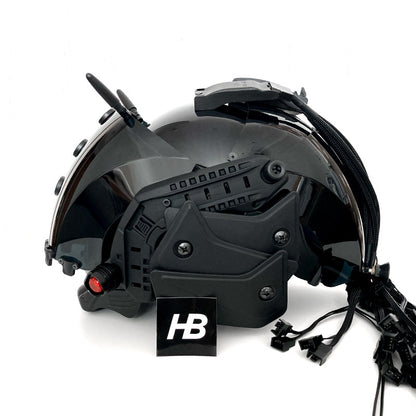 Brain-Computer Interface Cyberpunk Helmet