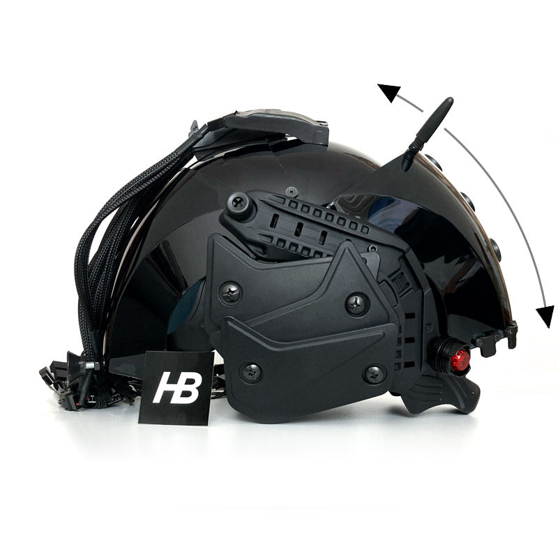 Brain-Computer Interface Cyberpunk Helmet