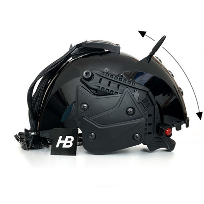 Brain-Computer Interface Cyberpunk Helmet