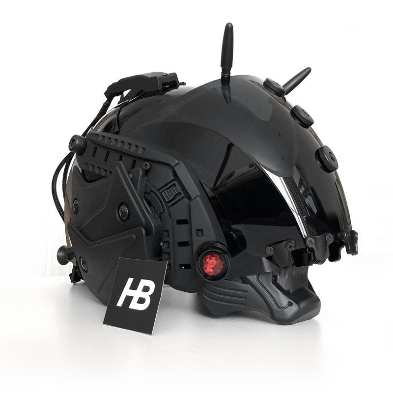 Brain-Computer Interface Cyberpunk Helmet