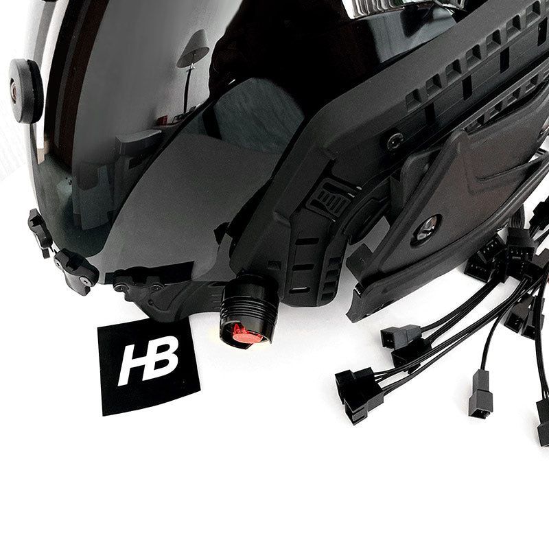 Brain-Computer Interface Cyberpunk Helmet