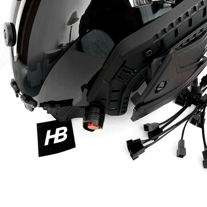 Brain-Computer Interface Cyberpunk Helmet