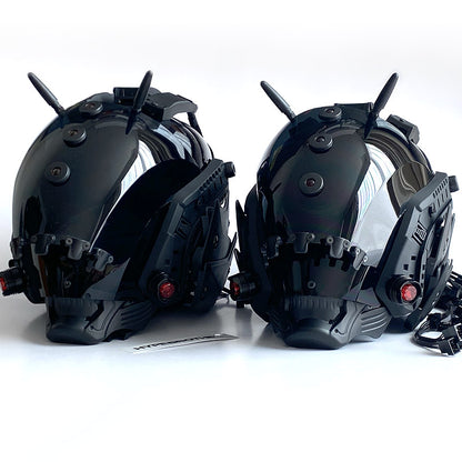 Brain-Computer Interface Cyberpunk Helmet