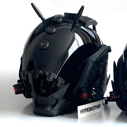 Brain-Computer Interface Cyberpunk Helmet