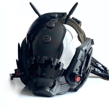 Brain-Computer Interface Cyberpunk Helmet