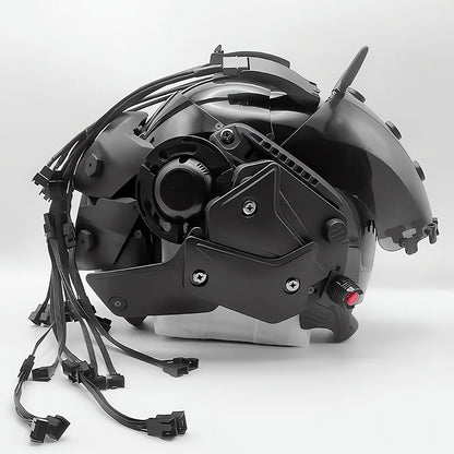 Brain-Computer Interface Cyberpunk Helmet