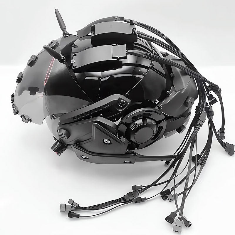 Brain-Computer Interface Cyberpunk Helmet