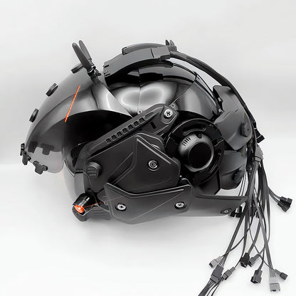 Brain-Computer Interface Cyberpunk Helmet